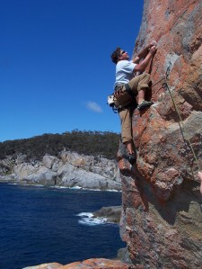 Rock-climbing_Coles Bay